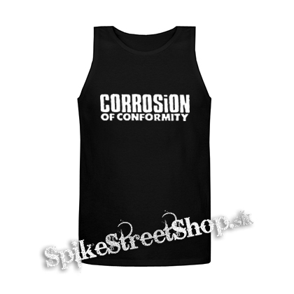 CORROSION OF CONFORMITY - Logo - Mens Vest Tank Top - čierne tielko