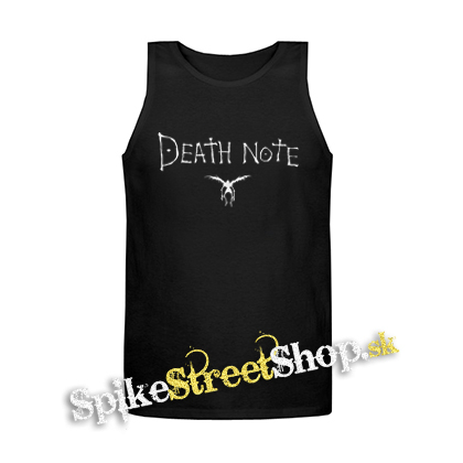 DEATH NOTE - Logo - Mens Vest Tank Top - čierne tielko