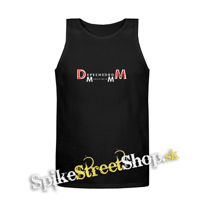 DEPECHE MODE - Memento Mori Logo Crest - Mens Vest Tank Top - čierne tielko