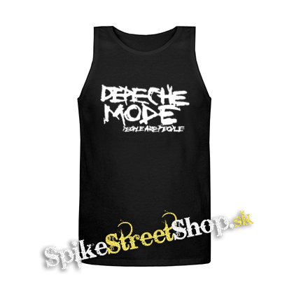 DEPECHE MODE - People Are People - Mens Vest Tank Top - čierne tielko