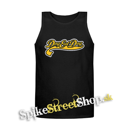 DOG EAT DOG - Logo - Mens Vest Tank Top - čierne tielko