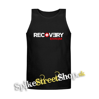 EMINEM - Recovery - Mens Vest Tank Top - čierne tielko