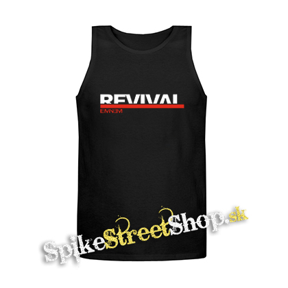 EMINEM - Revival - Mens Vest Tank Top - čierne tielko