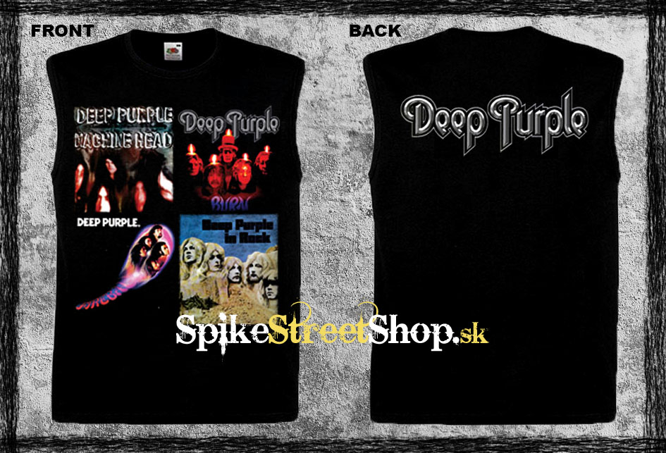 DEEP PURPLE - Hardrock Legend - čierne pánske tričko bez rukávov