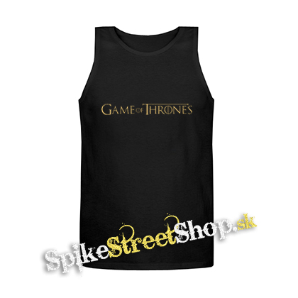GAME OF THRONES - Logo - Mens Vest Tank Top - čierne tielko
