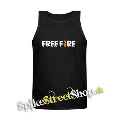 GARENA FREE FIRE - Logo - Mens Vest Tank Top - čierne tielko