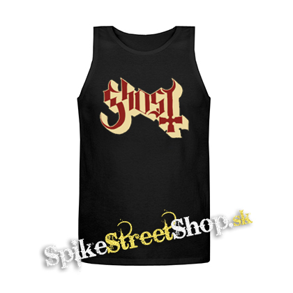GHOST - Logo Motive 2 - Mens Vest Tank Top - čierne tielko
