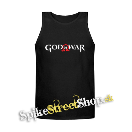 GOD OF WAR - Logo - Mens Vest Tank Top - čierne tielko