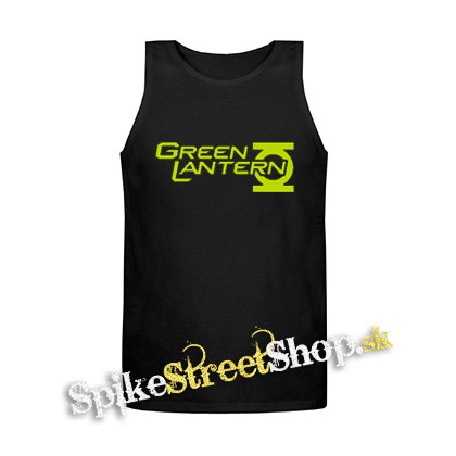 GREEN LANTERN - Logo - Mens Vest Tank Top - čierne tielko