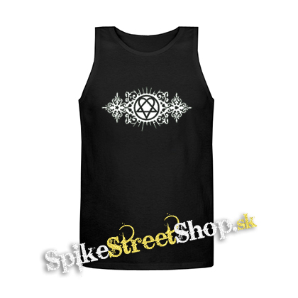 HEARTAGRAM - Mens Vest Tank Top - čierne tielko