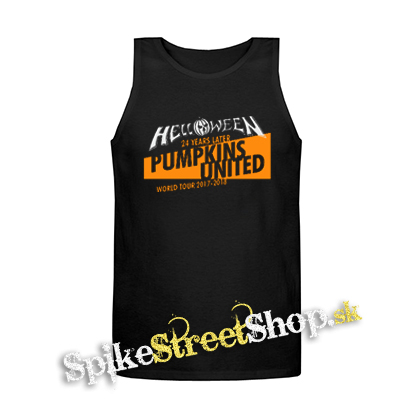 HELLOWEEN - Pumpkins United World Tour 2017-2018 - Mens Vest Tank Top - čierne tielko