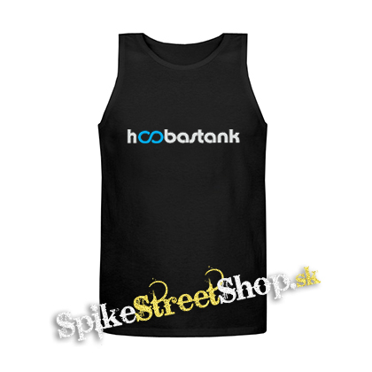 HOOBASTANK - Logo Blue - Mens Vest Tank Top - čierne tielko