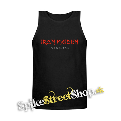 IRON MAIDEN - Senjutsu Logo - Mens Vest Tank Top - čierne tielko