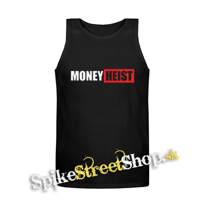 LA CASA DE PAPEL - Money Heist - Mens Vest Tank Top - čierne tielko