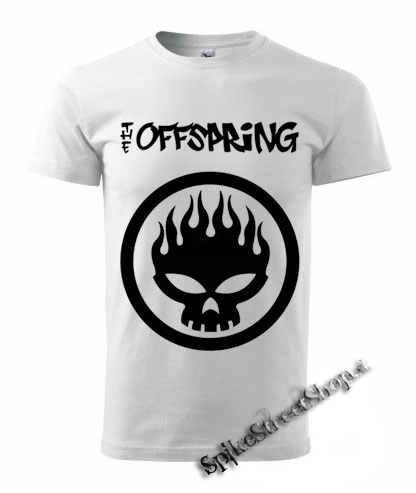 OFFSPRING - Logo & Skull - biele pánske tričko