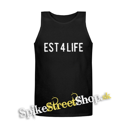 MACHINE GUN KELLY - Est 4 Life - Mens Vest Tank Top - čierne tielko
