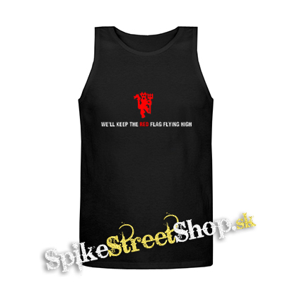 MANCHESTER UNITED - We´ll Keep The Red - Mens Vest Tank Top - čierne tielko