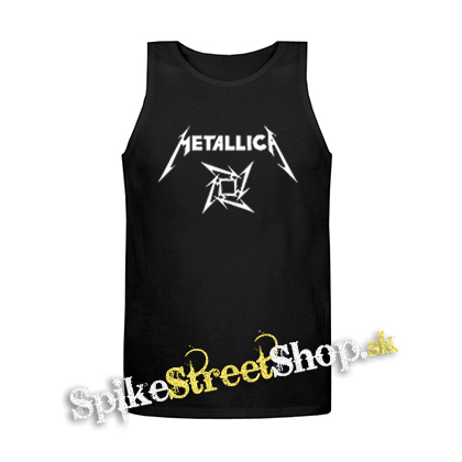 METALLICA - Ninja Logo - Mens Vest Tank Top - čierne tielko