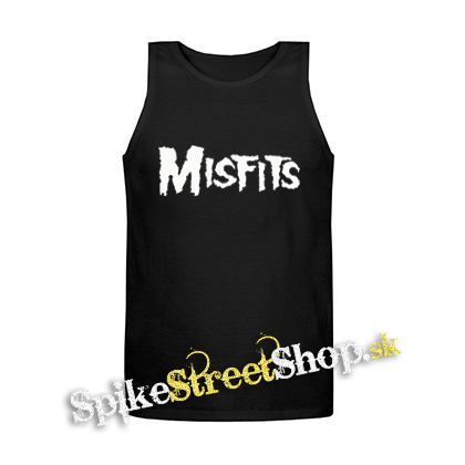 MISFITS - Simple Logo - Mens Vest Tank Top - čierne tielko