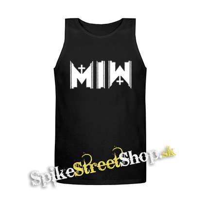 MOTIONLESS IN WHITE - Cemetery Logo - Mens Vest Tank Top - čierne tielko