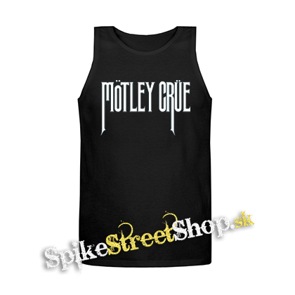 MOTLEY CRUE - Theatre Of Pain Logo - Mens Vest Tank Top - čierne tielko