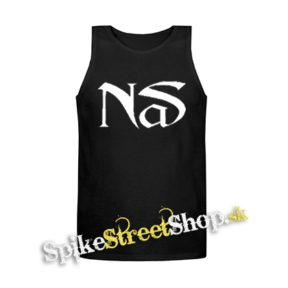 NAS - Logo Hip Hop Legend - Mens Vest Tank Top - čierne tielko
