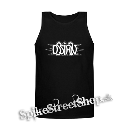 OSSIAN - Logo - Mens Vest Tank Top - čierne tielko