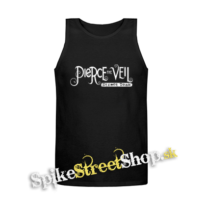 PIERCE THE VEIL - Street Team - Mens Vest Tank Top - čierne tielko