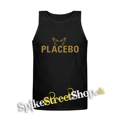 PLACEBO - Wings - Mens Vest Tank Top - čierne tielko