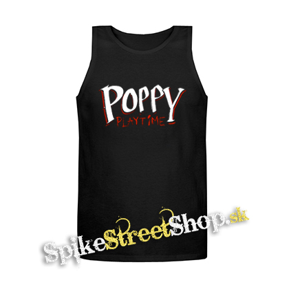 POPPY PLAYTIME - Logo - Mens Vest Tank Top - čierne tielko