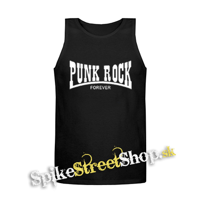 PUNKROCK FOREVER - Mens Vest Tank Top - čierne tielko