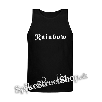 RAINBOW - Logo Hardrock Legend - Mens Vest Tank Top - čierne tielko