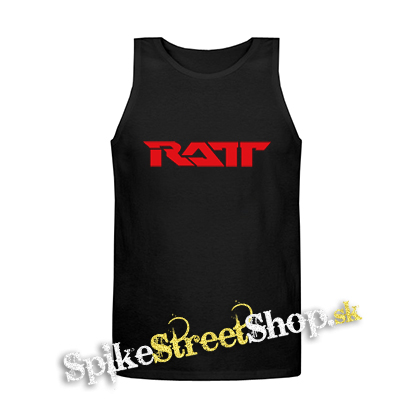 RATT - Red Logo - Mens Vest Tank Top - čierne tielko