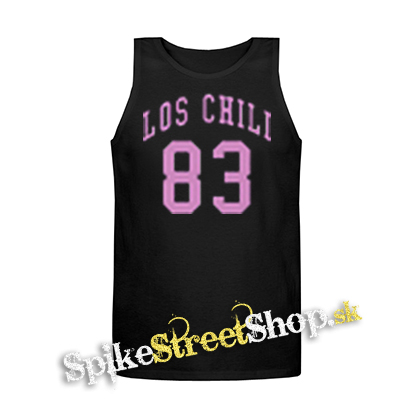 RED HOT CHILI PEPPERS - Los Chili 83 - Mens Vest Tank Top - čierne tielko