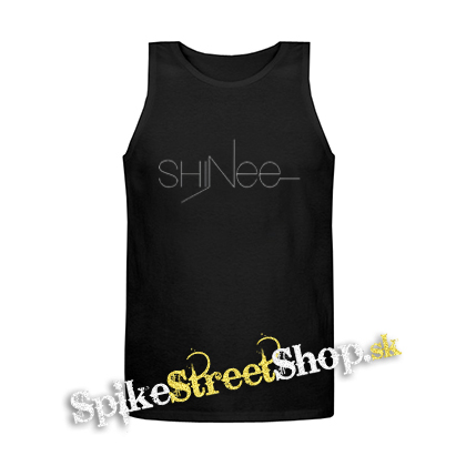SHINEE - Logo Kpop Band - Mens Vest Tank Top - čierne tielko