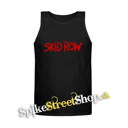 SKID ROW - Logo - Mens Vest Tank Top - čierne tielko