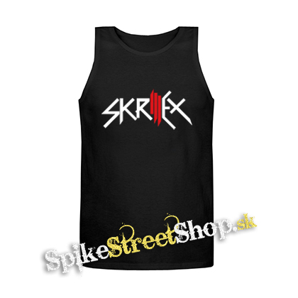 SKRILLEX - Logo - Mens Vest Tank Top - čierne tielko