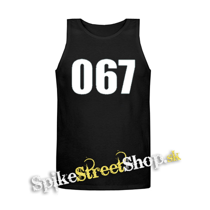 SQUID GAME - 067 - Mens Vest Tank Top - čierne tielko