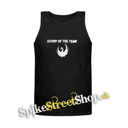 STORY OF THE YEAR - Logo - Mens Vest Tank Top - čierne tielko
