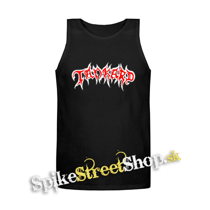 TANKARD - Logo - Mens Vest Tank Top - čierne tielko