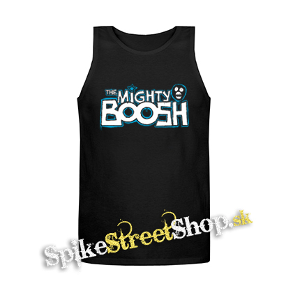THE MIGHTY BOOSH - Mens Vest Tank Top - čierne tielko