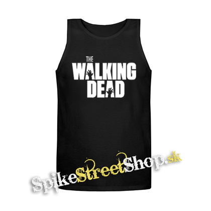 THE WALKING DEAD - Logo - Mens Vest Tank Top - čierne tielko