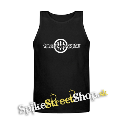 THREE DAYS GRACE - Logo - Mens Vest Tank Top - čierne tielko