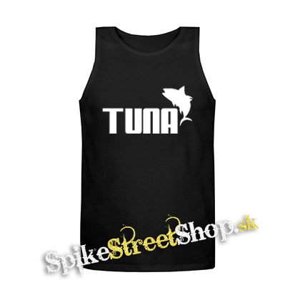 TUNA - Mens Vest Tank Top - čierne tielko
