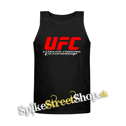 UFC - Ultimate Fighting Championship - Mens Vest Tank Top - čierne tielko