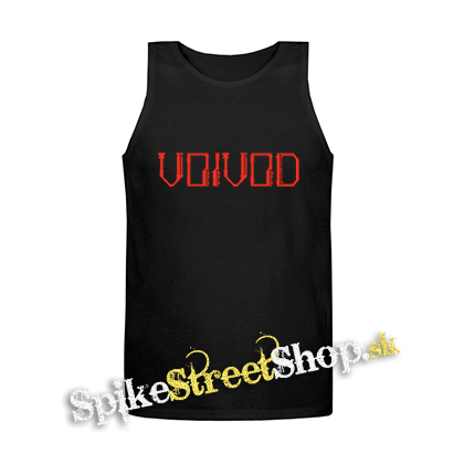 VOIVOD - Red Logo - Mens Vest Tank Top - čierne tielko