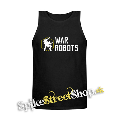 WAR ROBOTS - Mens Vest Tank Top - čierne tielko
