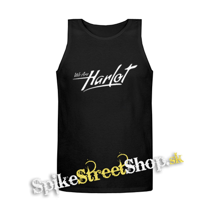 WE ARE HARLOT - Logo - Mens Vest Tank Top - čierne tielko