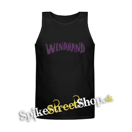 WINDHAND - Logo Purple - Mens Vest Tank Top - čierne tielko