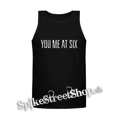 YOU ME AT SIX - Logo - Mens Vest Tank Top - čierne tielko
